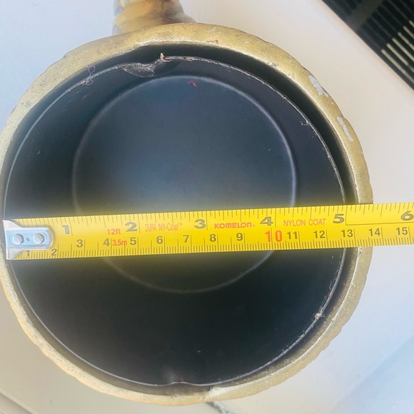 ✨ Anthropologie RARE Idol Planter turtle tortoise gold brass - Picture 11 of 11